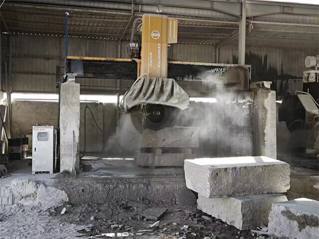 block cutting machine
